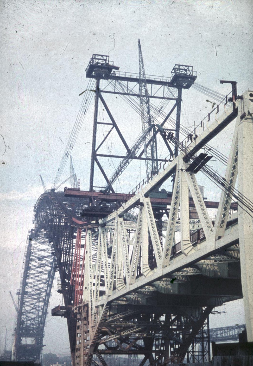 Runcorn side construction 1959