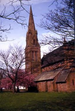 Church in winter