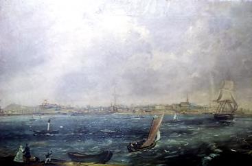 Parish church and river