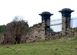 Orchard gateposts